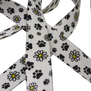 20 mm Recycled Baskılı Kolon Çiçek Pati Desen - Görsel 1