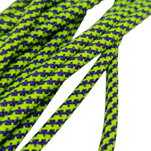 5 mm Paracord ip Kristal Desen Neon Sarı Mor Renk - Görsel 2
