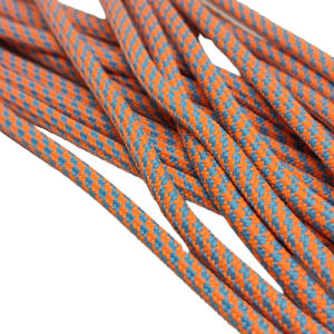 5 mm Paracord ip Kristal Desen Neon Turuncu Gri Renk - Görsel 2