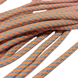 5 mm Paracord ip Kristal Desen Neon Turuncu Gri Renk - Görsel 3