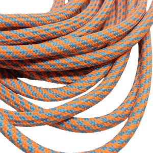 5 mm Paracord ip Kristal Desen Neon Turuncu Gri Renk - Görsel 1