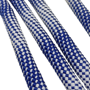 Paracord İp Elastic Cord 9 mm Nokta Desen Mavi Beyaz Renk  - Görsel 4