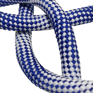 Paracord İp Elastic Cord 9 mm Nokta Desen Mavi Beyaz Renk  - Görsel 1