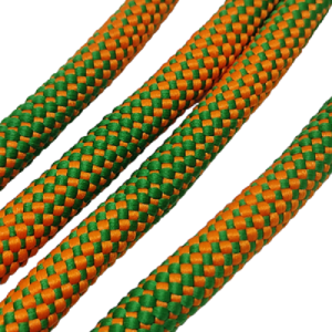 Paracord İp Elastic Cord 9 mm Nokta Desen Turuncu Yeşil Renk  - Görsel 3