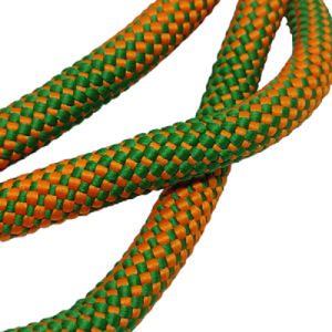 Paracord İp Elastic Cord 9 mm Nokta Desen Turuncu Yeşil Renk  - Görsel 1