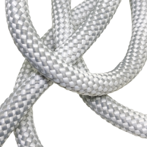 Paracord İp Elastic Cord 9 mm Nokta Desen Gri Beyaz Renk  - Görsel 2