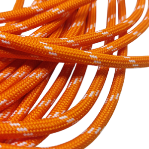 6 mm Paracord ip Turuncu Renk Şerit Desen - Görsel 2