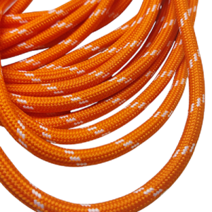 6 mm Paracord ip Turuncu Renk Şerit Desen - Görsel 1