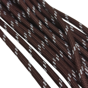 6 mm Paracord ip Koyu Kahve Renk Şerit Desen - Görsel 3