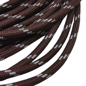 6 mm Paracord ip Koyu Kahve Renk Şerit Desen - Görsel 2