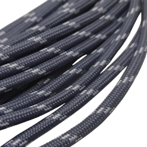 6 mm Paracord ip Gri Renk Şerit Desen - Görsel 2