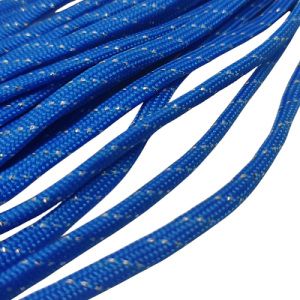 4 mm Paracord İp Simli Mavi Renk - Görsel 2