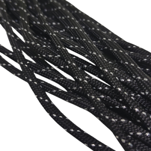 4 mm Paracord İp Simli Siyah Renk   - Görsel 2