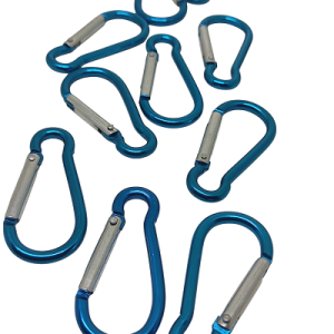 Paracord Aksesuar Karabina Armut Model Turkuaz Mavi Renk - Görsel 2