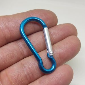 Paracord Aksesuar Karabina Armut Model Turkuaz Mavi Renk - Görsel 1