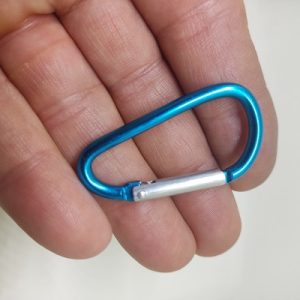 Paracord Aksesuar Karabina Turkuaz Mavi Renk - Görsel 2