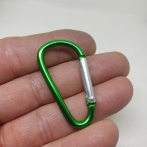 Paracord Aksesuar Karabina Yeşil Renk - Görsel 1