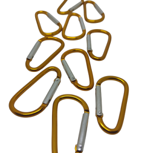 Paracord Aksesuar Karabina Gold Renk - Görsel 3