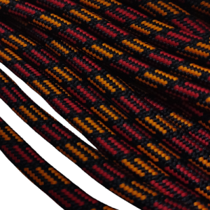 6 mm Paracord ip Bordo Turuncu Desen - Görsel 3