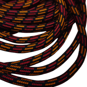 6 mm Paracord ip Bordo Turuncu Desen - Görsel 1