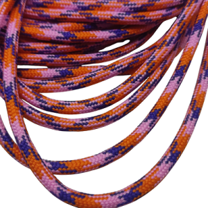 4 mm Paracord İp Pembe Mor Turuncu Renk - Görsel 1