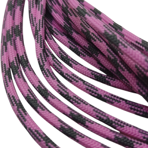 4 mm Paracord İp Mor Gri Çapraz Renk - Görsel 3