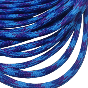4 mm Paracord İp Mavi Mor Ebruli Renk - Görsel 1