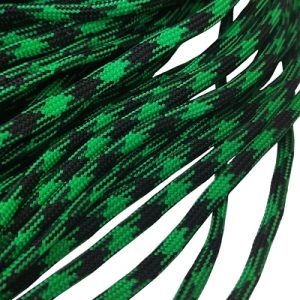4 mm Paracord İp Yeşil Siyah Renk - Görsel 3