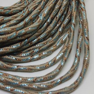 3 mm Milano İplik Multi Color Simli 03 5 Metre - Görsel 3