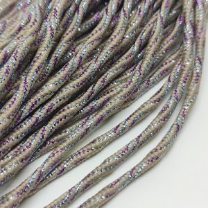 3 mm Milano İplik Multi Color Simli 08 5 Metre - Görsel 2