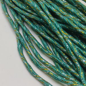 3 mm Milano İplik Multi Color Simli 10 5 Metre - Görsel 2