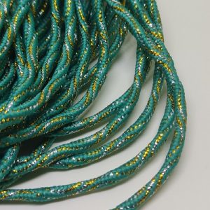 3 mm Milano İplik Multi Color Simli 10 5 Metre - Görsel 3