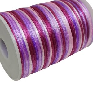Floş İplik (Sıçan Kuyruğu ) 2 mm Ebruli Gökkuşağı Renkler 01 - Görsel 1